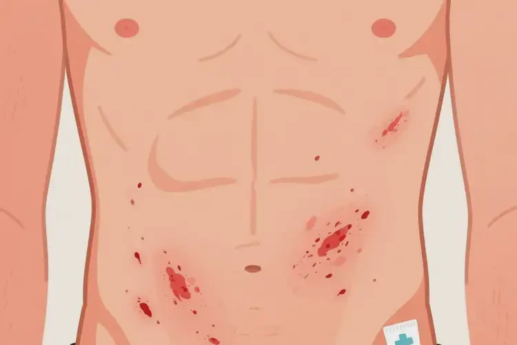 青年人肚子上偶爾起濕疹可不可以根治(圖2)