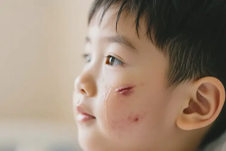 兒童臉上經(jīng)常起濕疹可不可以根治(圖2)
