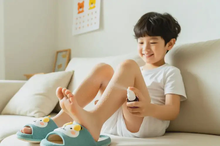 孩子脚上起湿疹可不可以根治(图1)