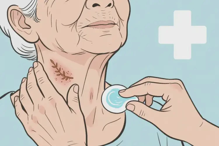 老人脖子上出濕疹可不可以根治(圖3)