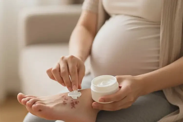 產(chǎn)婦腳上起濕疹可不可以根治(圖1)