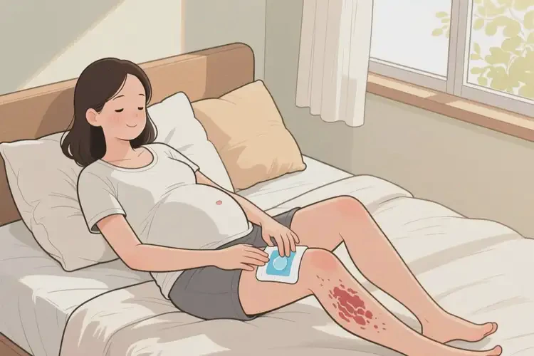 孕婦身上出現(xiàn)濕疹可不可以根治(圖1)