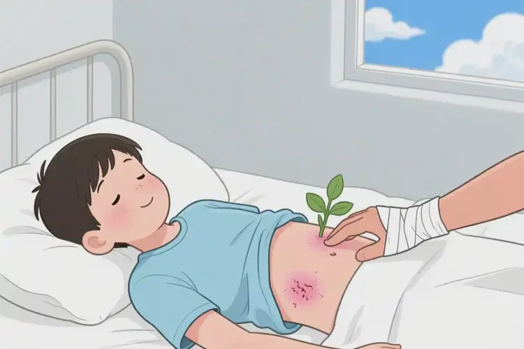 中學(xué)生肚子容易長濕疹可不可以根治(圖2)