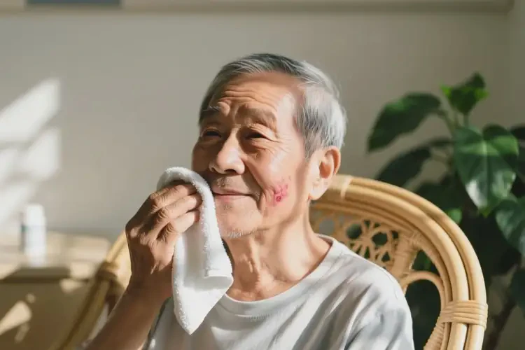 老年人臉上出濕疹可不可以根治(圖1)