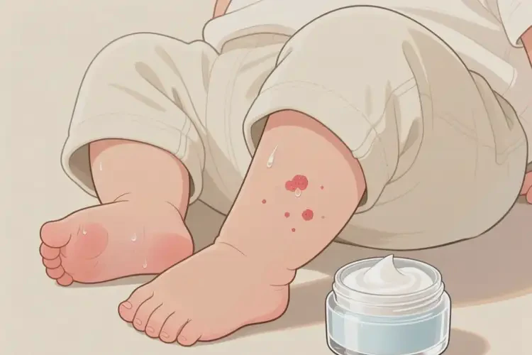 幼兒小腿出現(xiàn)濕疹可不可以根治(圖4)