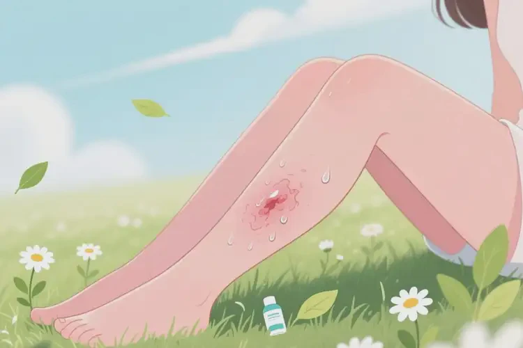 女人大腿上起濕疹不管它會(huì)自己自愈嗎(圖3)