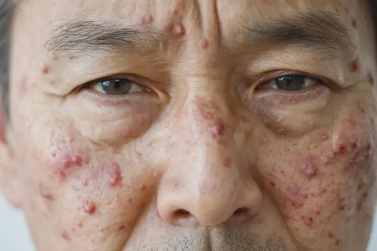 男性臉上出現(xiàn)濕疹可不可以根治(圖4)