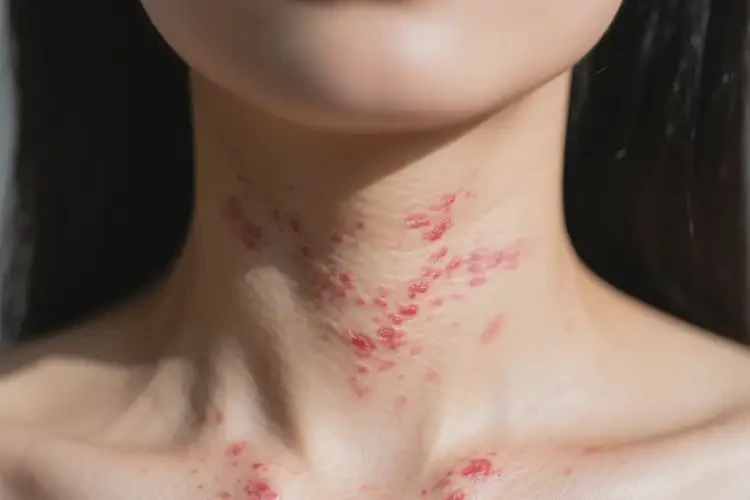 女人脖子长湿疹能不能根治(图3)