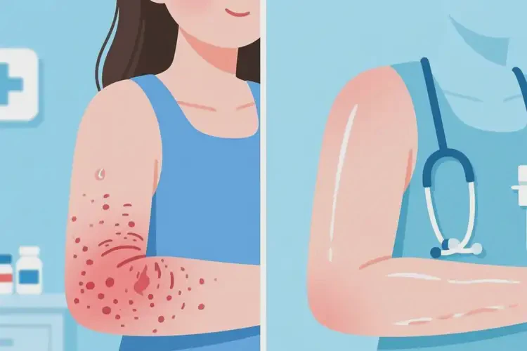 女性手臂上容易长湿疹可不可以根治(图4)