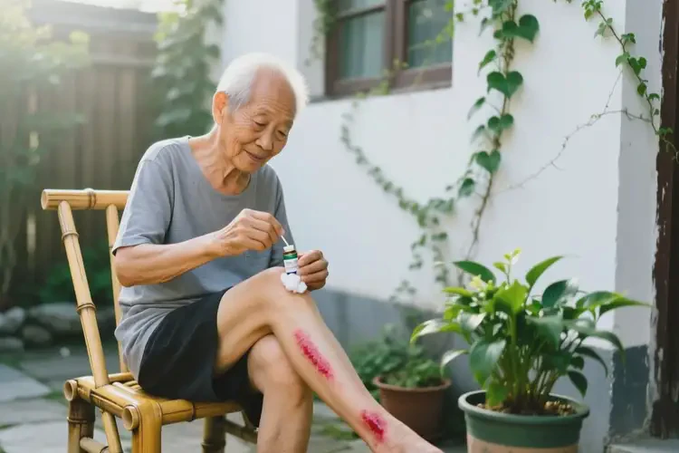 老人小腿上經(jīng)常長濕疹可不可以根治(圖2)