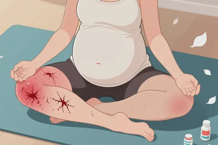 孕婦大腿上起濕疹可不可以根治(圖1)