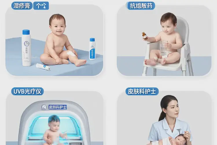 嬰兒大腿有濕疹能徹底自愈嗎(圖1)