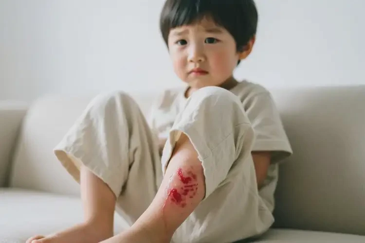 孩子小腿有濕疹不管它會(huì)自己自愈嗎(圖4)