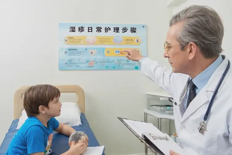 孩子全身起濕疹可不可以根治(圖1)