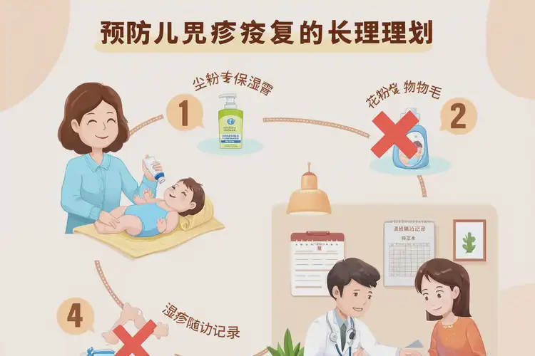 婴儿大腿上长湿疹可不可以根治(图1)