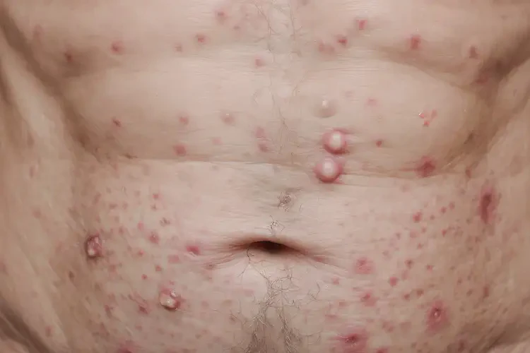 老年人肚子上经常长湿疹不管它会自己痊愈吗(图4)