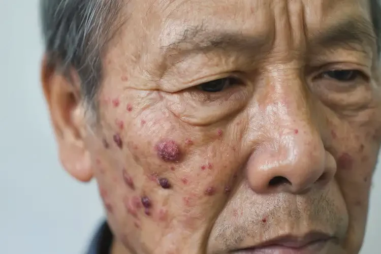 老年人臉上經(jīng)常起濕疹可不可以根治(圖4)