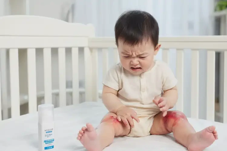 嬰兒大腿有濕疹能徹底自愈嗎(圖2)