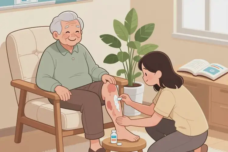 高齡老人大腿上經(jīng)常長濕疹能不能根治(圖2)