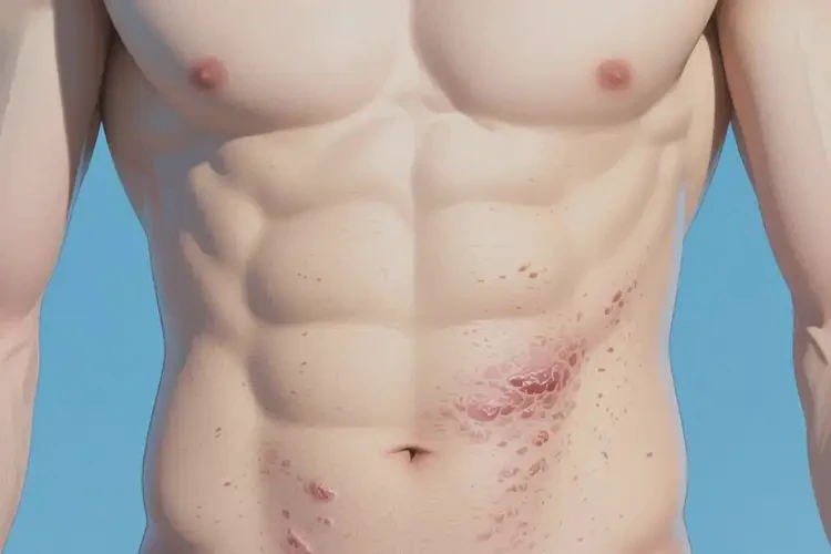 男性肚子上容易長濕疹可不可以根治(圖2)