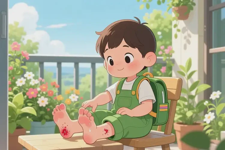 儿童脚上偶尔起湿疹可不可以根治(图1)