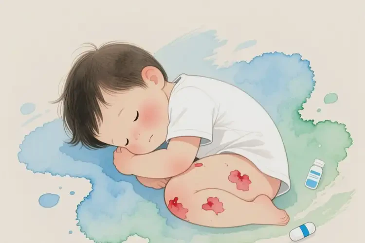 小孩肚子上有濕疹可不可以根治(圖1)