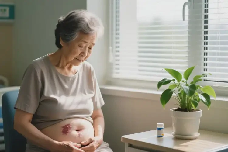 老年人肚子出現(xiàn)濕疹可不可以根治(圖1)