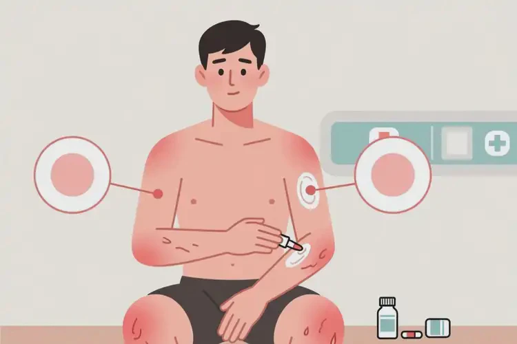 男人四肢出湿疹能不能根治(图2)