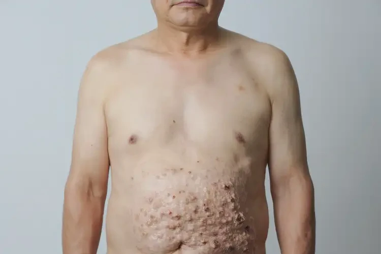 男人肚子出現(xiàn)濕疹可不可以根治(圖2)