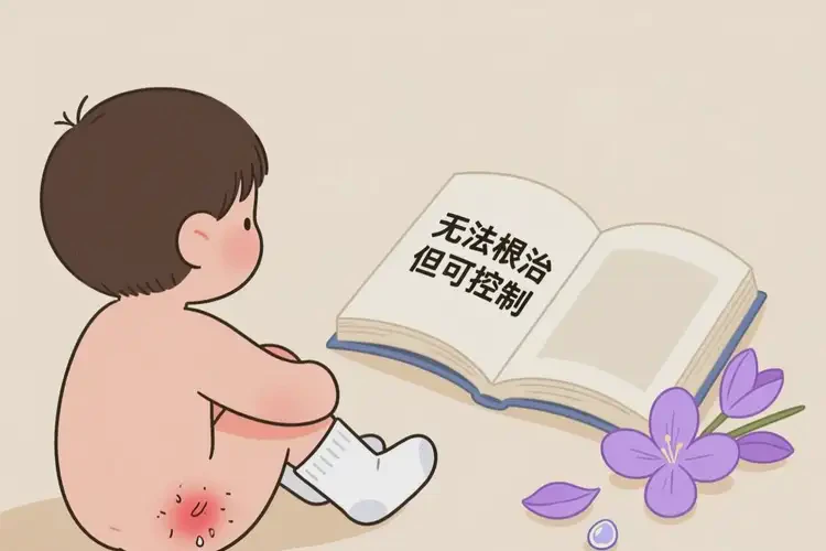 兒童腳上出現(xiàn)濕疹可不可以根治(圖3)