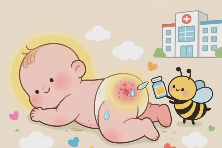 嬰幼兒屁股上出現(xiàn)濕疹可不可以根治(圖3)