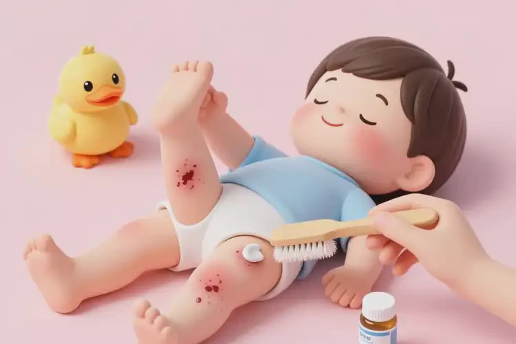 小兒大腿上經(jīng)常長濕疹可不可以根治(圖2)