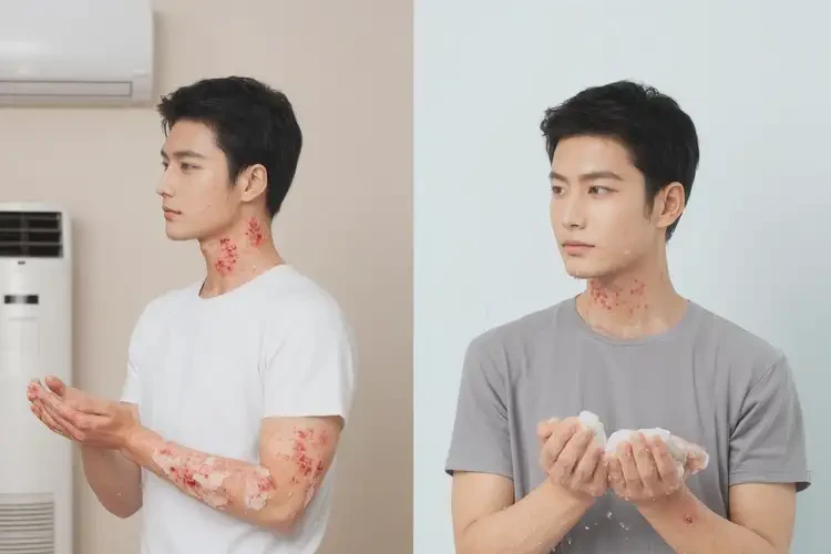 青年人身上起濕疹不管它會自己自愈嗎(圖2)