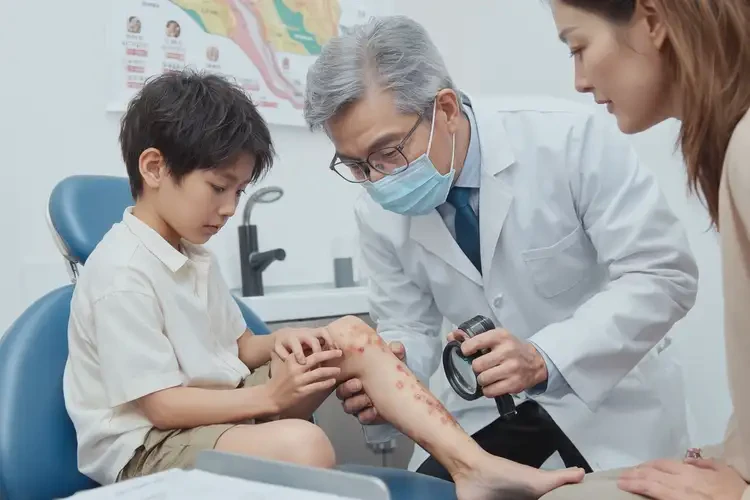 兒童小腿上偶爾起濕疹可不可以根治(圖1)