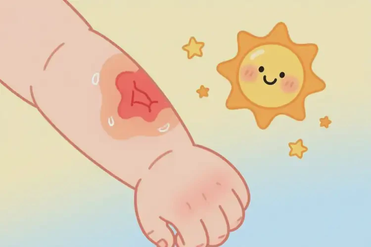 幼儿手臂经常起湿疹可以彻底自愈吗(图1)