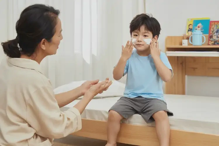 少兒大腿上起濕疹可不可以根治(圖2)