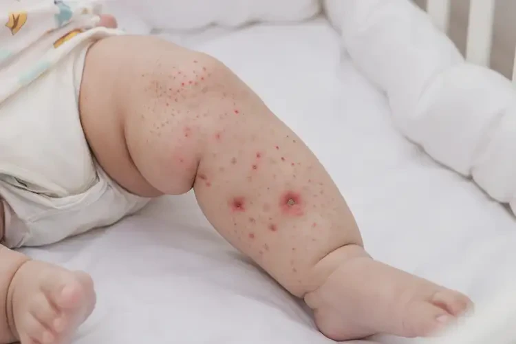 嬰兒大腿上偶爾起濕疹可以治好嗎(圖4)