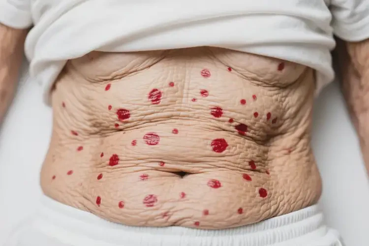 老年人肚子上偶尔长湿疹可不可以根治(图2)