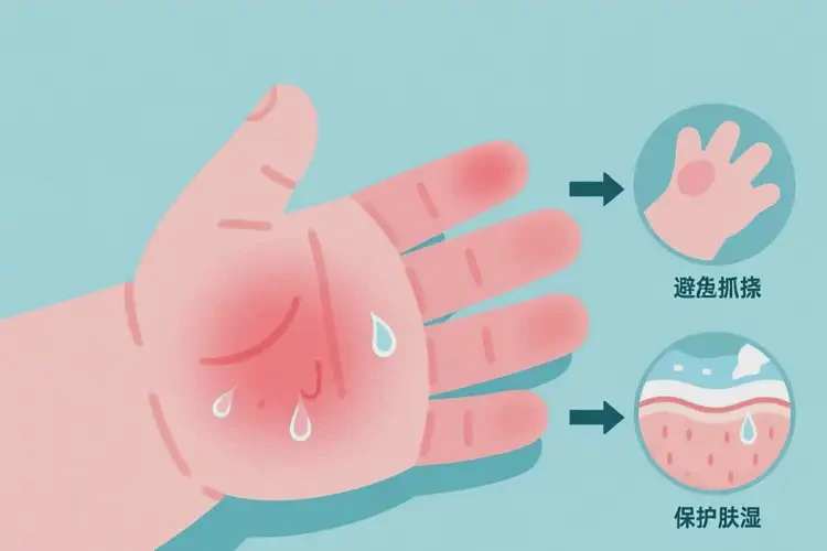 嬰兒手上容易起濕疹可以治好嗎(圖1)