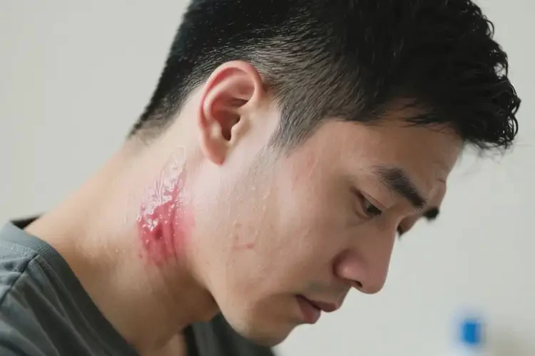 男人脖子上经常起湿疹可不可以根治(图1)