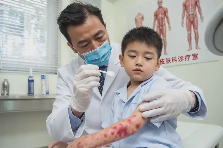 小孩四肢出湿疹可以彻底自愈吗(图3)