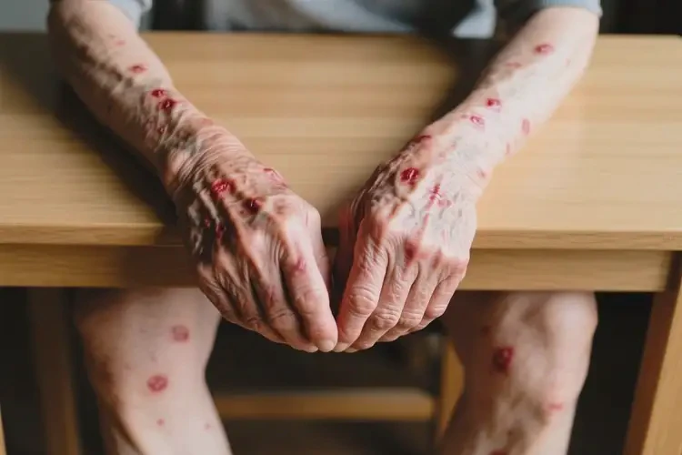 高齡老人四肢經(jīng)常起濕疹可不可以根治(圖4)