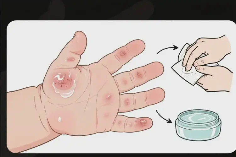 嬰兒手上容易起濕疹可以治好嗎(圖2)