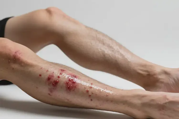 男人小腿上容易長(zhǎng)濕疹可不可以根治(圖2)