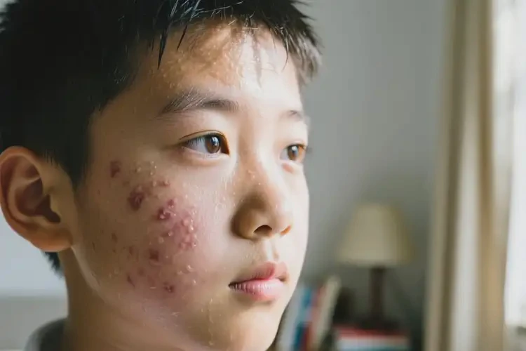 中學(xué)生面部起濕疹能靠自己自愈嗎(圖2)