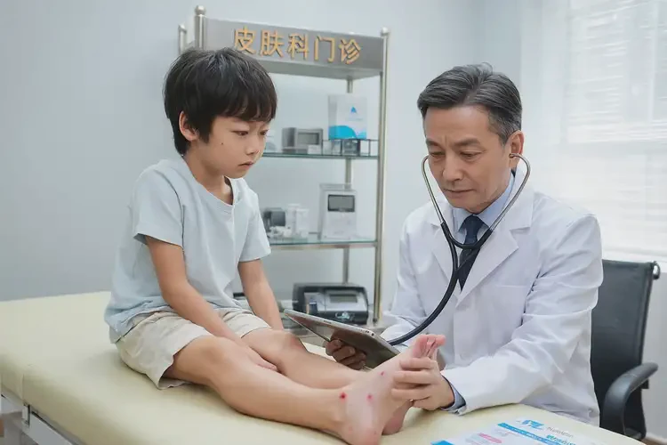 孩子大腿上有濕疹可不可以根治(圖1)