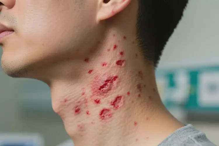 男人脖子起濕疹可不可以根治(圖4)