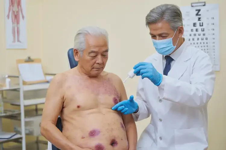 老年人肚子上经常长湿疹不管它会自己痊愈吗(图3)