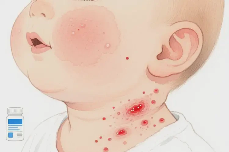 小兒脖子上有濕疹可不可以根治(圖4)
