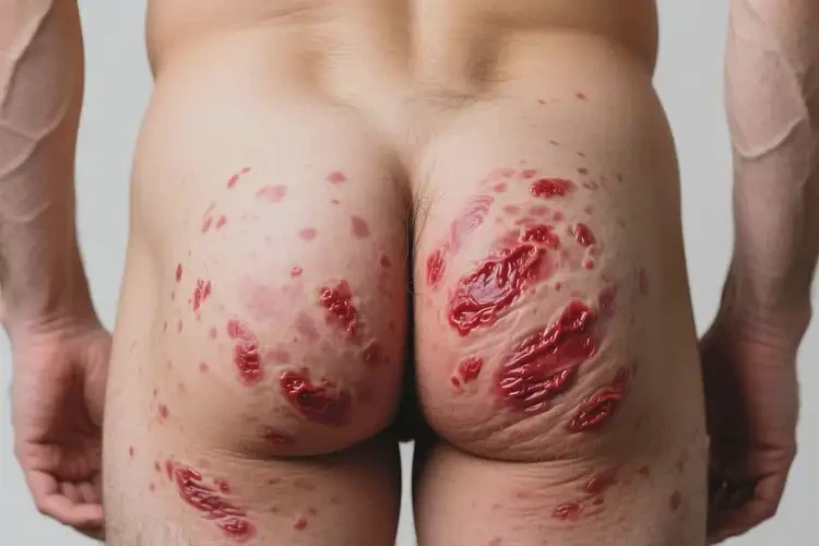男性屁股上有濕疹可不可以根治(圖1)